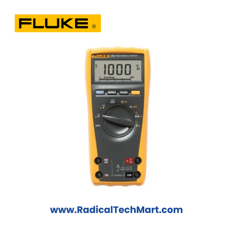 Fluke 175 True-RMS Digital Multimeter with robust build and high-accuracy measurement functions