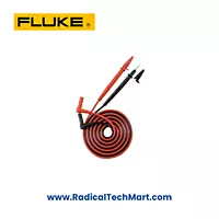 Fluke 17B MAX Digital Multimeter with test leads and backlit LCD