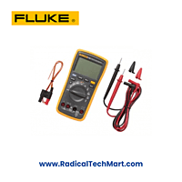 Fluke 17B+ Digital Multimeter with backlit display and rugged design