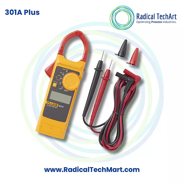 Fluke 301A Plus 400A AC Clamp Meter with Test Leads