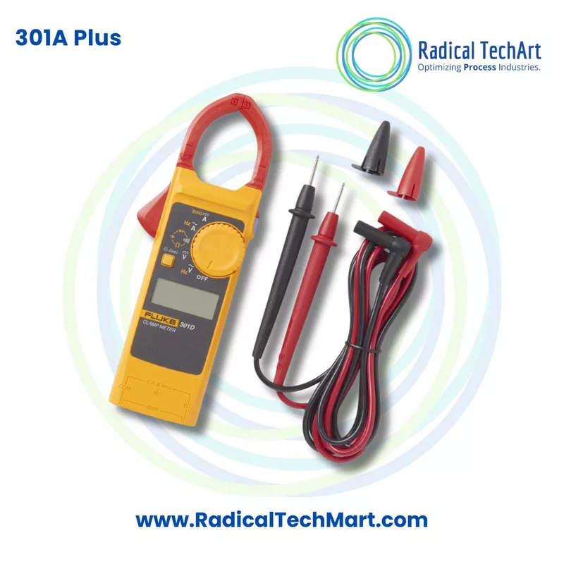 Fluke 301A Plus 400A AC Clamp Meter with Test Leads