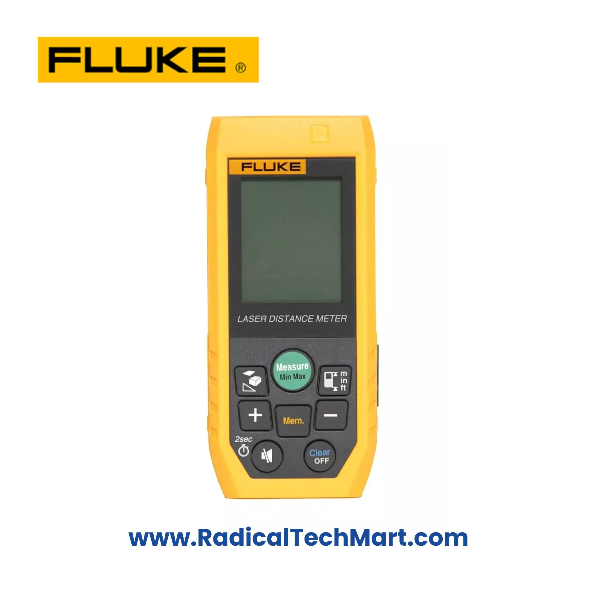 Fluke 408 Laser Distance Meter with IP65 protection and HD display
