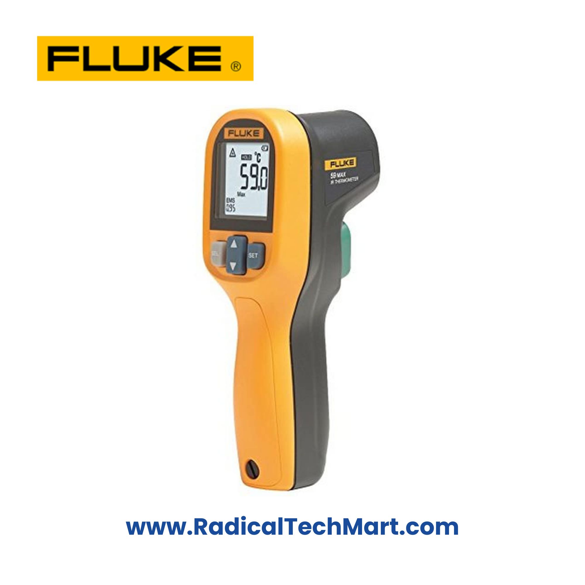 Fluke 59 MAX Infrared Thermometer – Non-contact IR Laser Temperature Gun