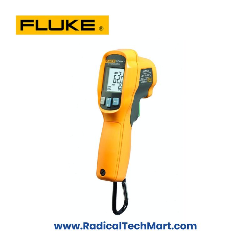 Fluke 62 MAX Infrared Thermometer – Rugged, Compact, Non-contact Temperature Gun