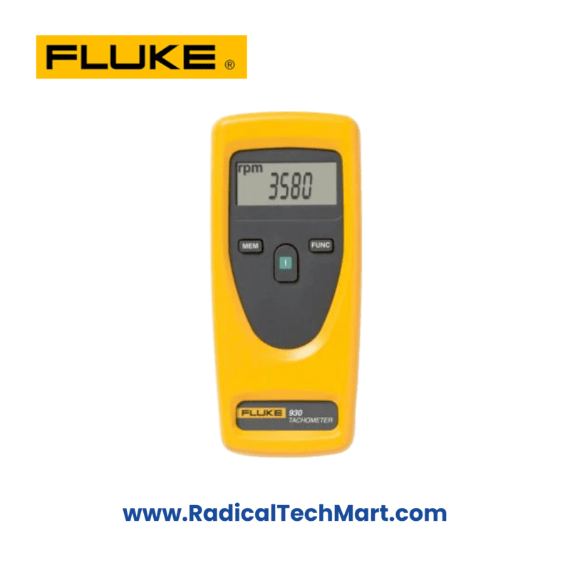 Fluke 931 & 930 Contact and Non-Contact Dual-Purpose Tachometers for Industrial Speed Measurement