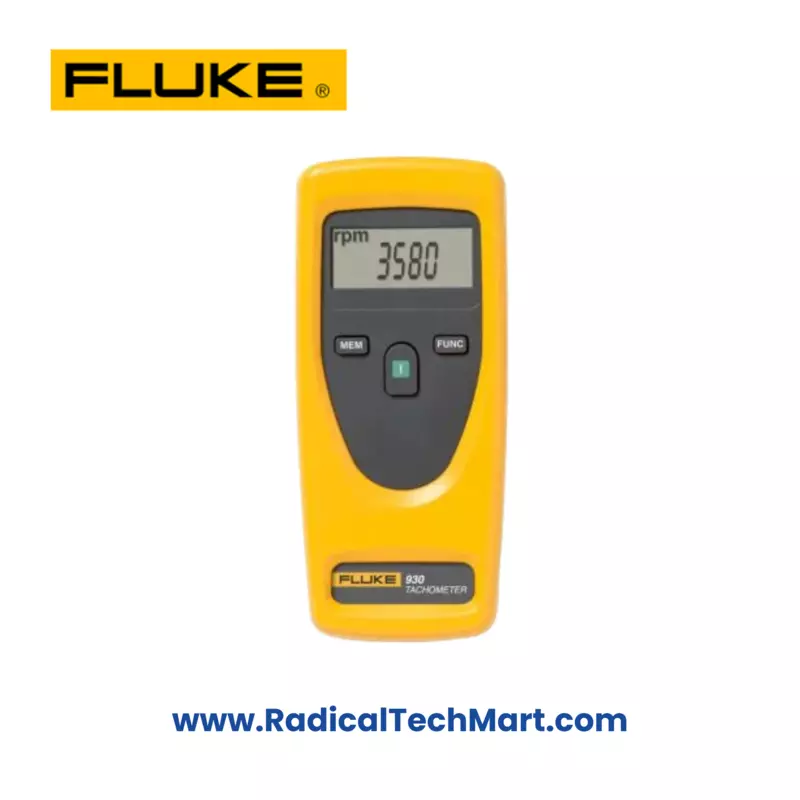 Fluke 931 & 930 Contact and Non-Contact Dual-Purpose Tachometers for Industrial Speed Measurement