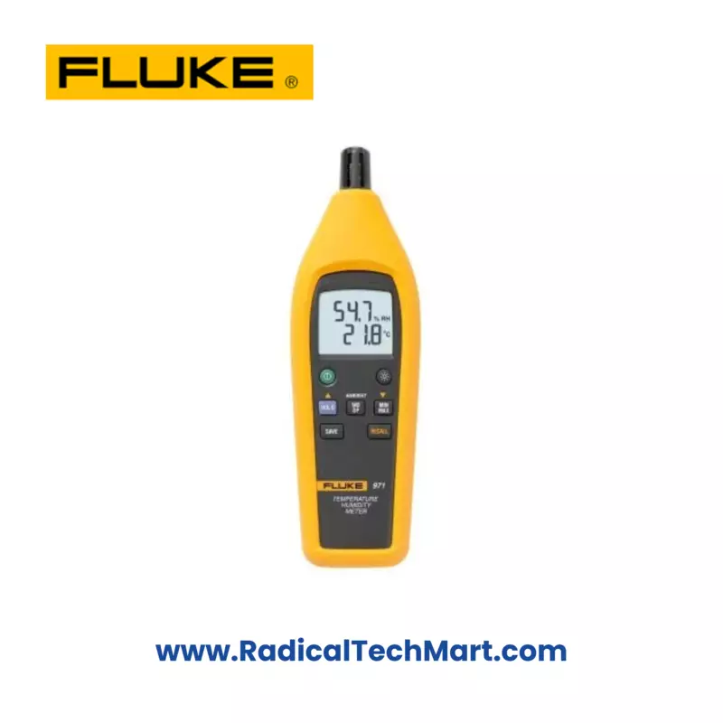 Fluke 971 Digital Temperature and Humidity Meter with Backlit Display