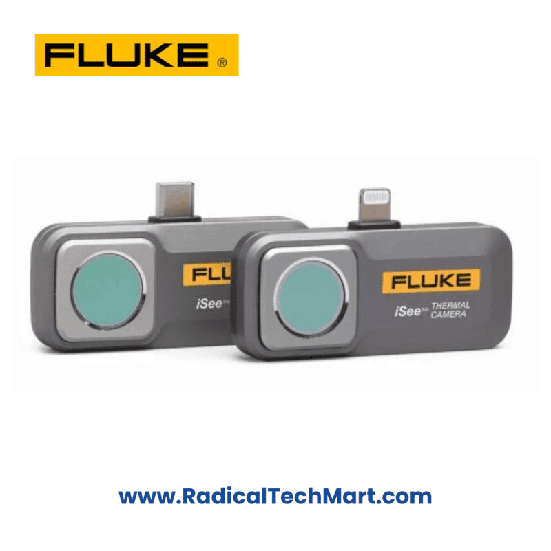 Fluke iSee™ TC01B Mini Mobile Thermal Camera for iPhone showing thermal view
