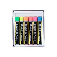PENTEL OIL PASTEL FLUORESCENT 6 CLR PHN F6