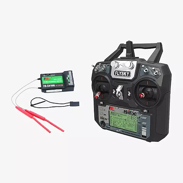 FlySky FS-i6X 2.4GHz 10CH RC Transmitter with FS-IA10B Receiver