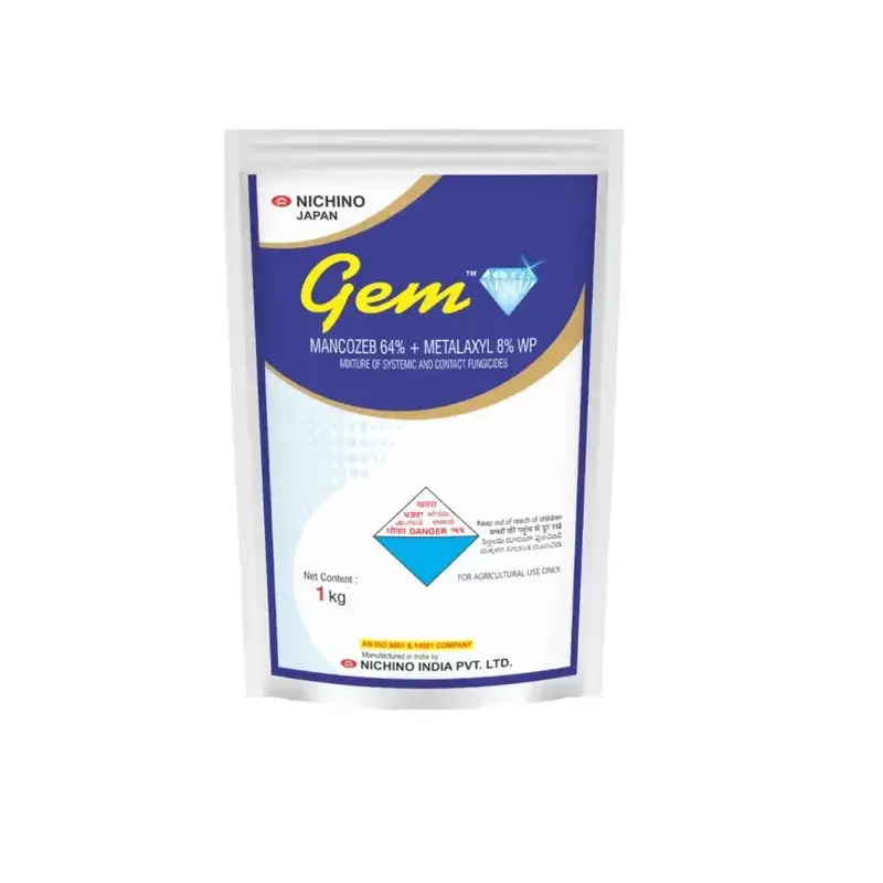 Gem (Mancozeb 64%+Metalaxyl 8% Wp )-(Nichino India)
