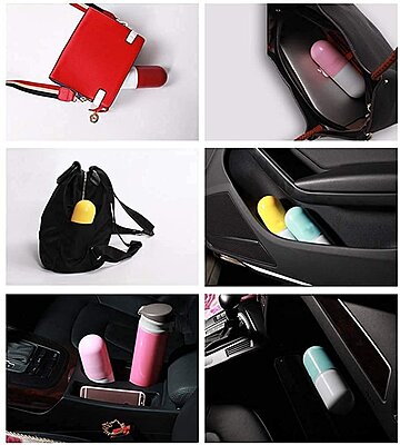 Foldable Mini Capsule Umbrella Pack of 1 (Multicolour) Foldable Mini Capsule Umbrella Pack of 1 (Multicolour)