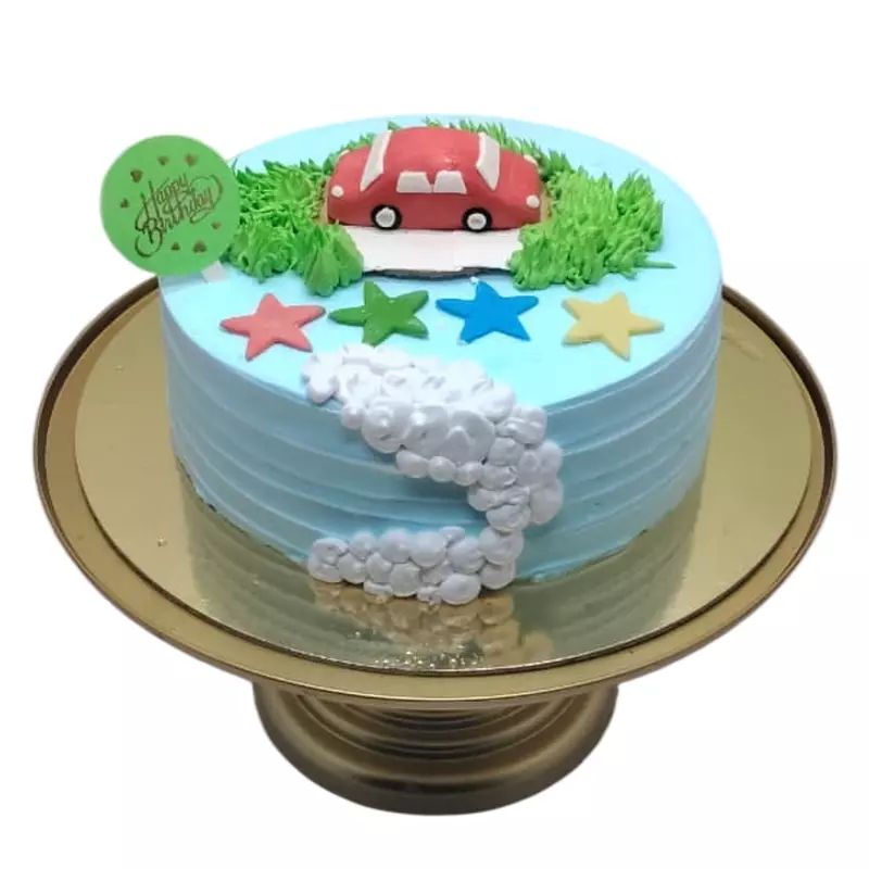Fondant Car on top Cake