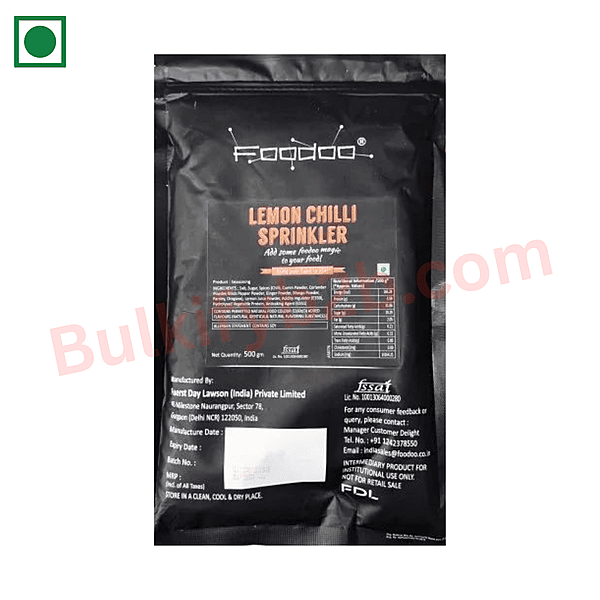 Foodoo Lemon Chilli Sprinkler 500g