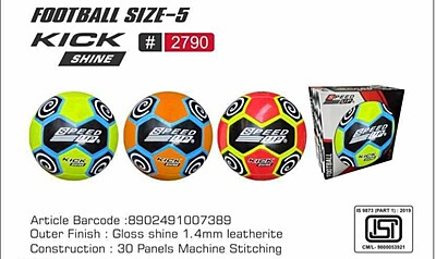 Football Size 5 Kick Shine