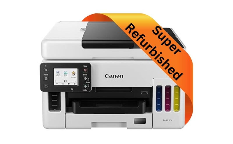 Canon MAXIFY GX6070 AIO Multi Function Ink Tank Color Printer (Refurbished) Canon MAXIFY GX6070 AIO Multi Function Ink Tank Color Printer (Refurbished)