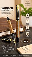 BP15 – Elite Wooden Roller Ball Pen