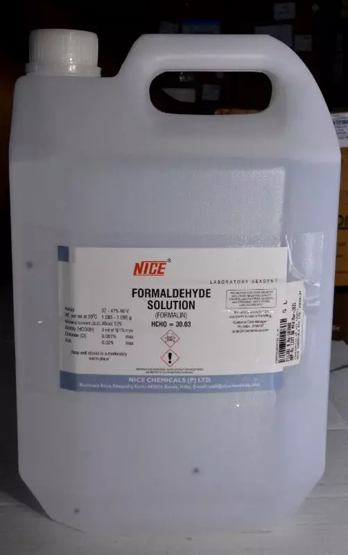 Formaldehyde Solution (37-41% w/v)/Formalin 5Lts NICE