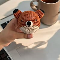 Crochet Fox Stress Ball
