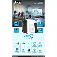 Foxin Smart LED Projector – Full HD Support | Smart Streaming | Home Entertainment
