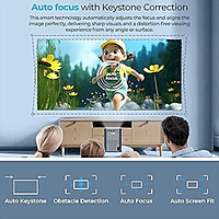 Foxin Vision 610 Smart LED Projector – Full HD Support | Smart Features | Home Entertainment