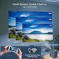 Foxin Vision 610 Smart LED Projector – Full HD Support | Smart Features | Home Entertainment