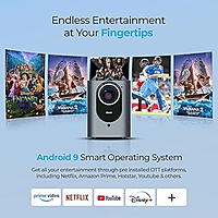 Foxin Vision 610 Smart LED Projector – Full HD Support | Smart Features | Home Entertainment