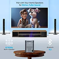 Foxin Vision 610 Smart LED Projector – Full HD Support | Smart Features | Home Entertainment