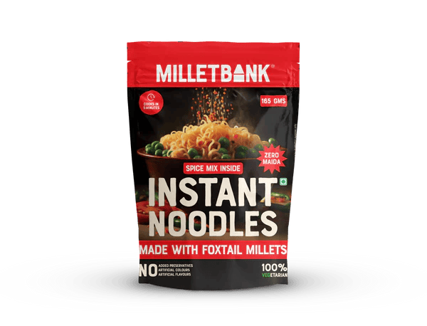 Instant Foxtail Noodles 165g (Millet Bank)