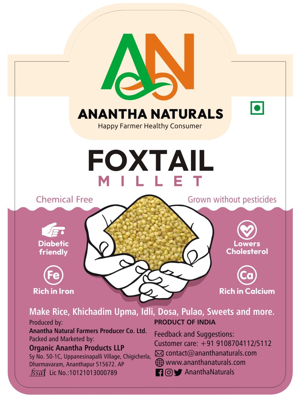 Foxtail Millet Rice