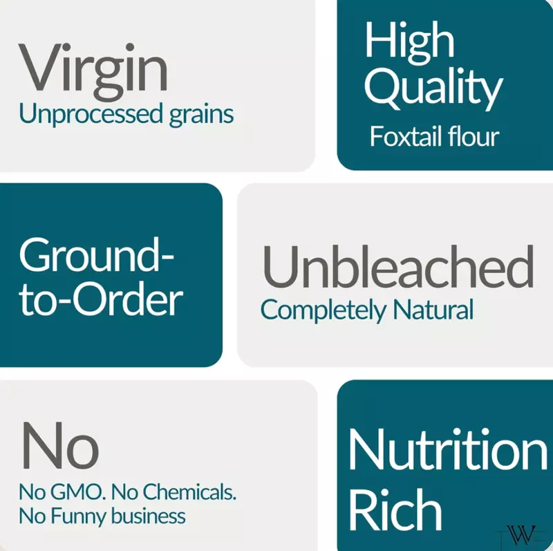 Virgin Foxtail Flour (Gluten Free) 1 Kg - TWF