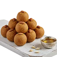 Foxtail Millet Laddu with Groundnut and Sesame Seed