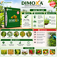 Willowood DIMOXA® Fungicide (Difenoconazole 10% + Mancozeb 50% WG) | Vetrivel Agro Services