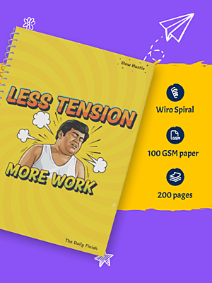 The Daily Finish Flow Planner Less Tension More Work