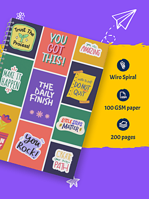 The Daily Finish Flow Planner Carnival Colors