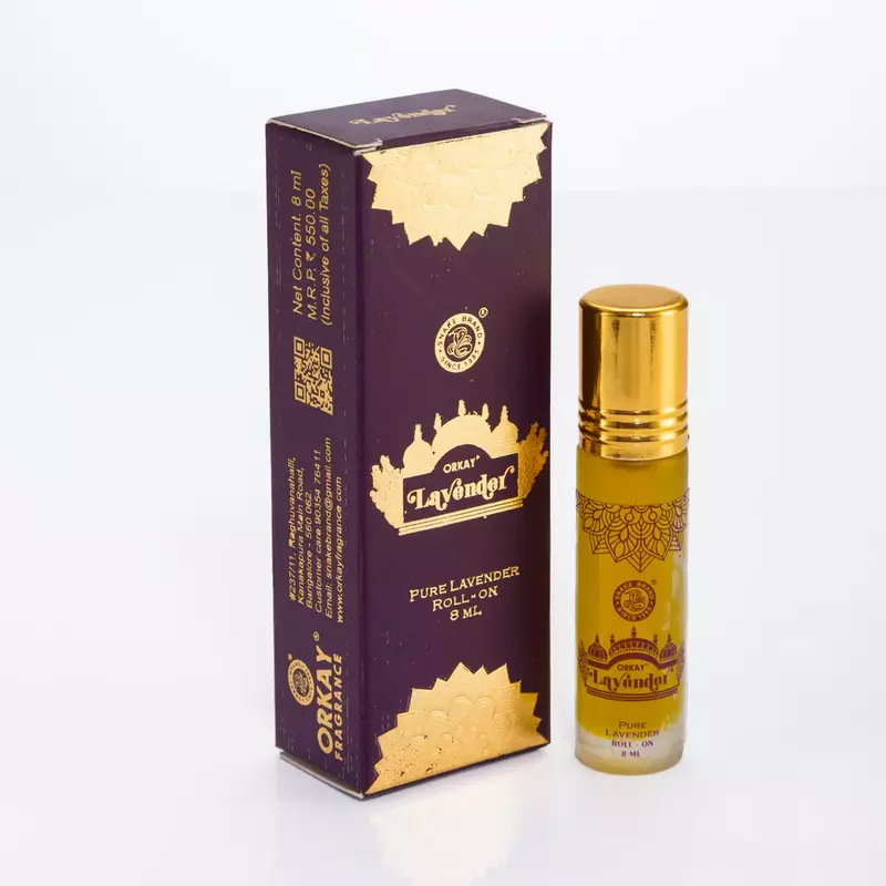 Orkay LAVENDER Pure Attar Roll On 8ml
