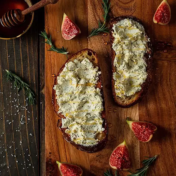 Fromage Blanc Italian Black Truffles - Eleftheria