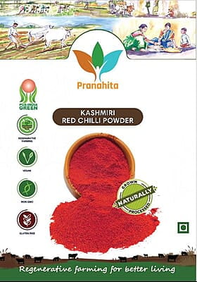 Organic Kashmiri Red Chilli Powder-100 g