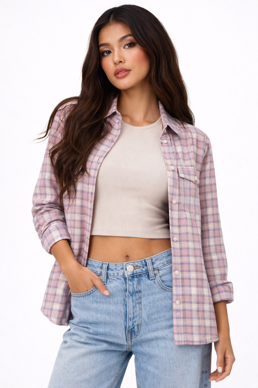 Checked Overshirt