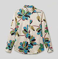 Floral Print Button-Down Shirt