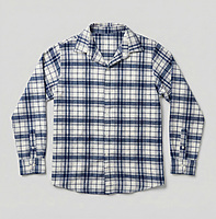 Blue Check Flannel Shirt