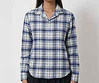Blue Check Flannel Shirt