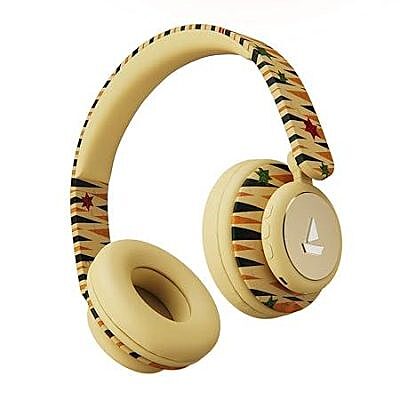 boAt Rockerz 450 Masaba Edition Bluetooth On Ear Headphones with Mic, Upto 15 Hours Playback, 40mm Drivers (Aztec Fusion)