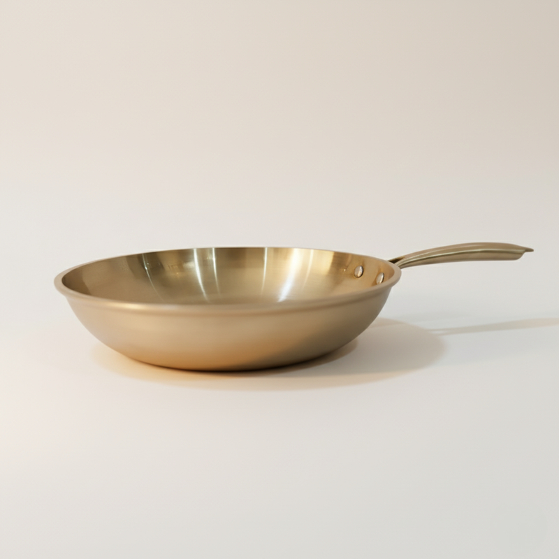 PURE TIN BRONZE FRYPAN 10'' PURE TIN BRONZE FRYPAN 10''