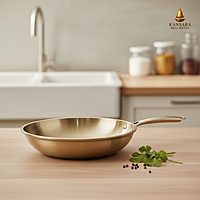 PURE TIN BRONZE FRYPAN 10'' PURE TIN BRONZE FRYPAN 10''