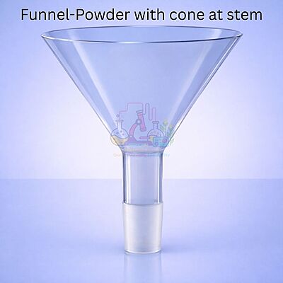 Funnel-Powder with cone at stem