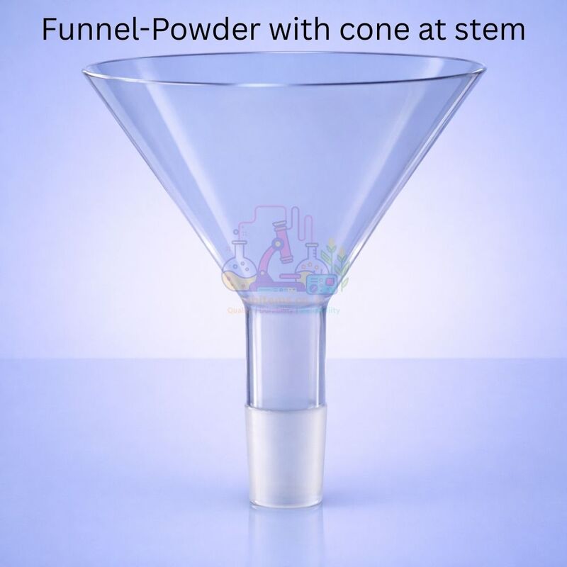 Funnel-Powder with cone at stem