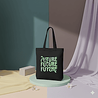 Future - Black - Medium Tote Bag