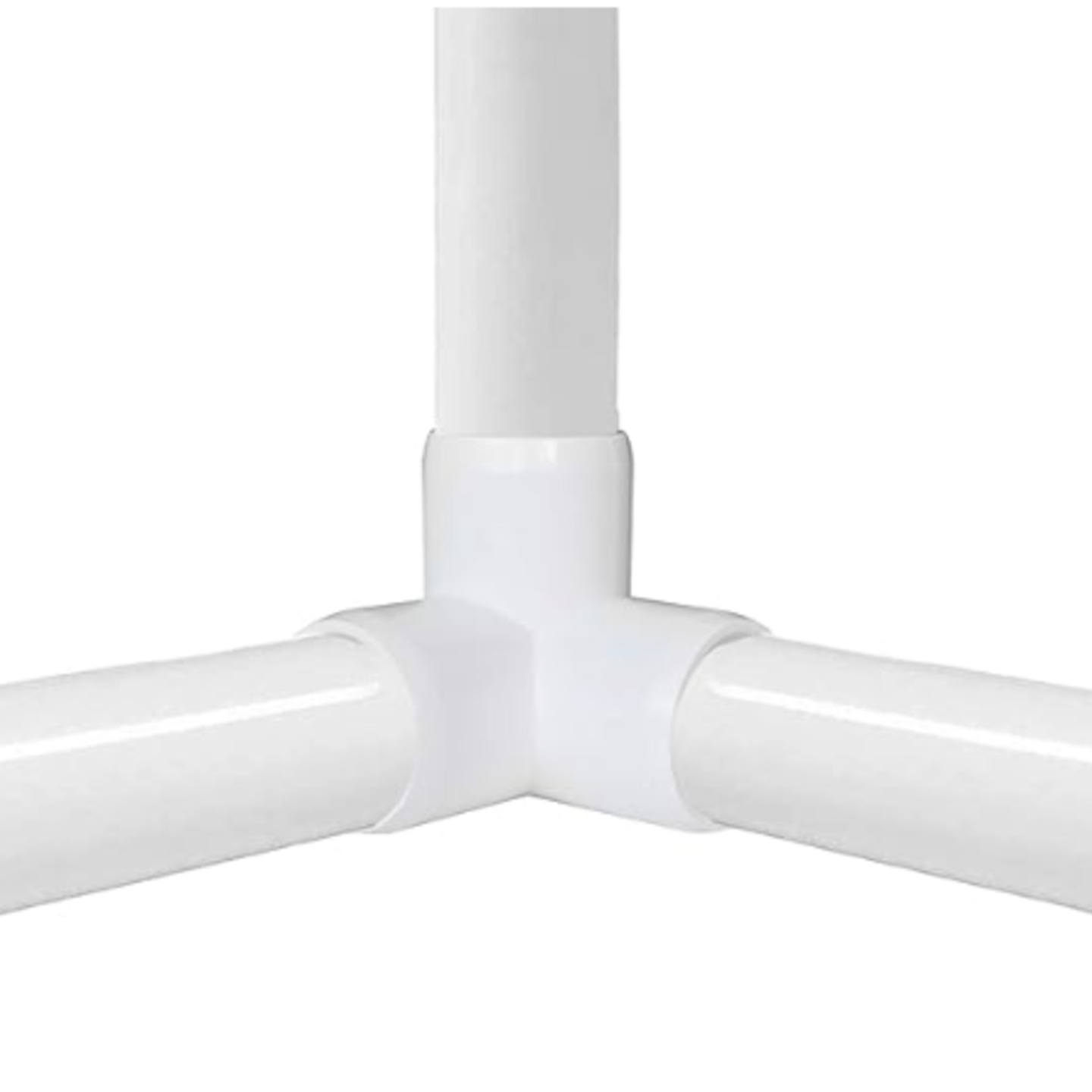 3-Way Elbow PVC Fittings, 3/4Inch PVC Fittings, 3 Way PVC Elbow Side Outlet Tees, 90 Degree Elbow Corner Fittings