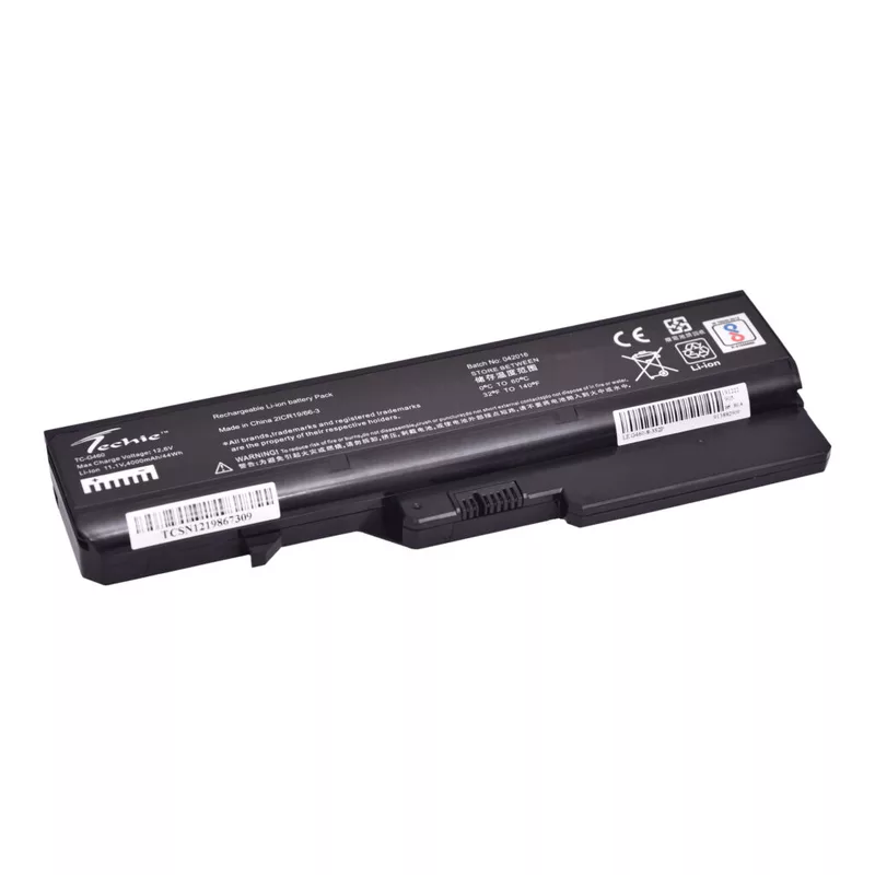 Techie Compatible Laptop Battery for Lenovo – G460, G460A, G465, G470, G475, G560, G565, G570, G575 Series | 4000mAh, 6-Cell Replacement Battery